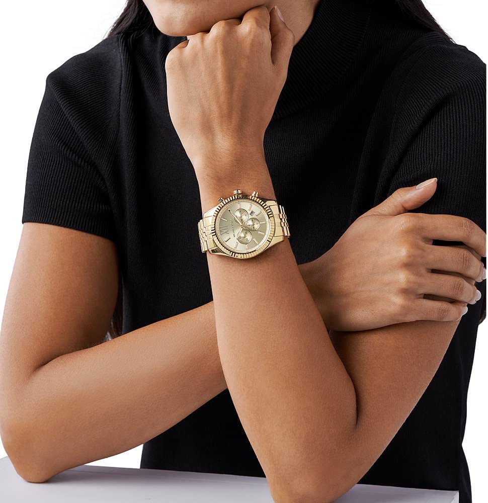 Michael Kors Men’s Quartz Stainless Steel Champagne Dial 45mm MK8281