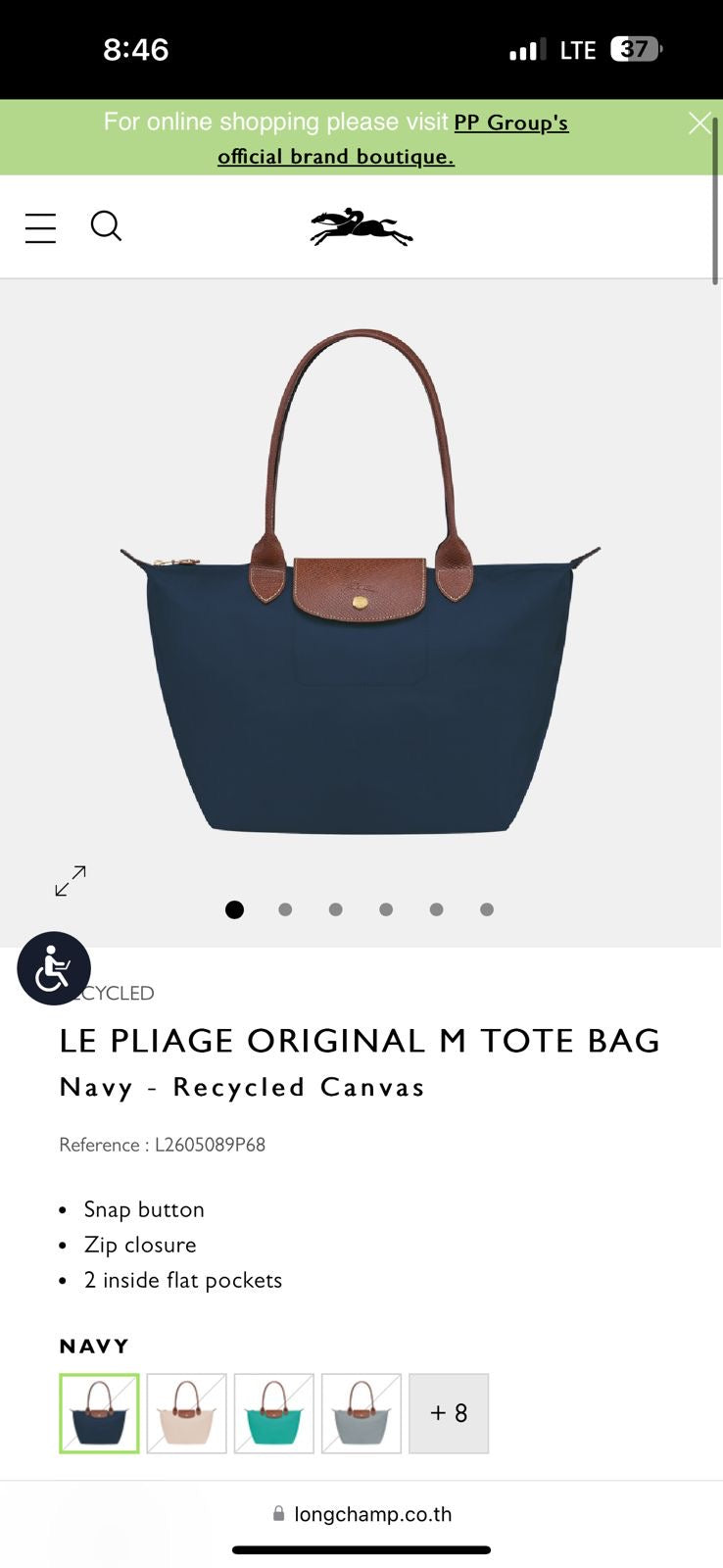 Long Champ Tote Bag Medium