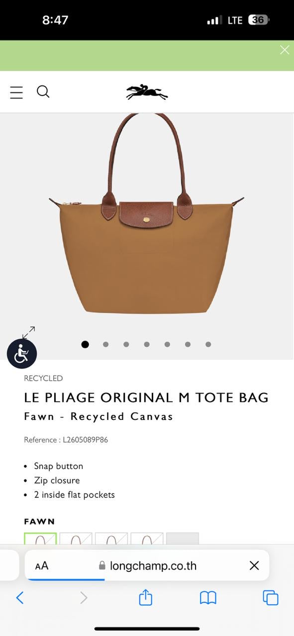 Long Champ Tote Bag Medium