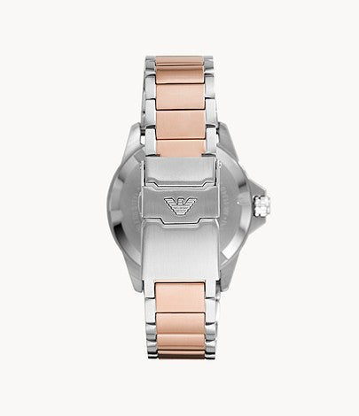 Emporio Armani Men’s Quartz Stainless Steel Brown Dial 42mm Watch AR11340