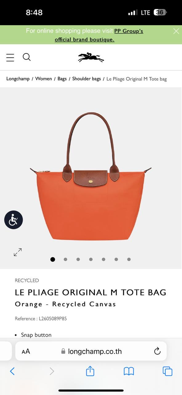 Long Champ Tote Bag Medium