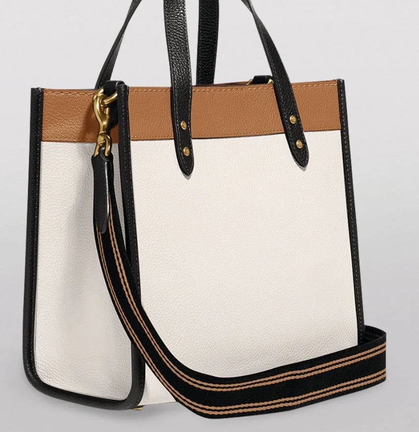 Coach Colour-Block Leather
Field Tote Bag