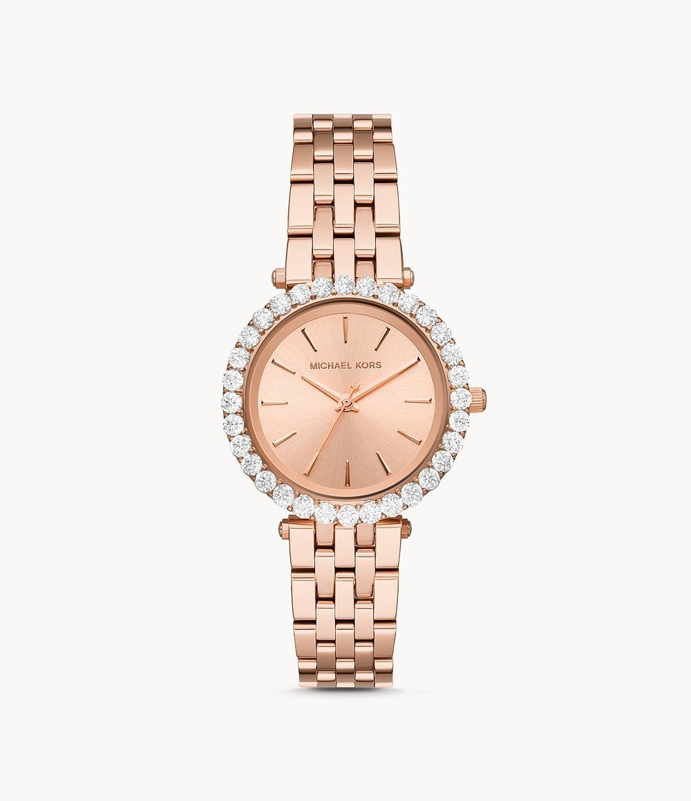 Michael Kors - Women’s Quartz Stainless Steel Rose Gold Dial 35mm Watch MK4514