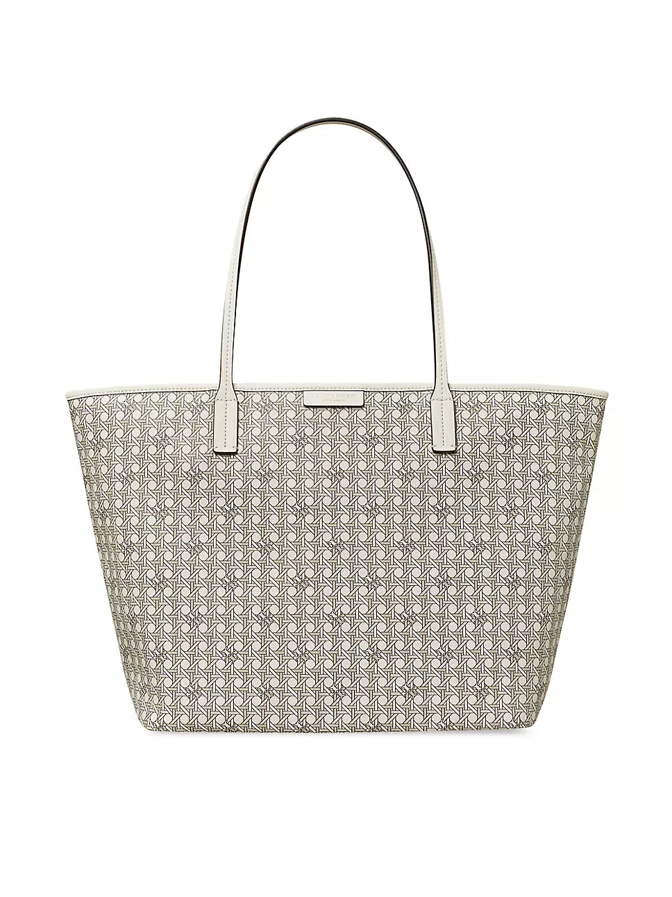 Tory Burch Ever Ready Basket Weave Tote Bag New Ivory