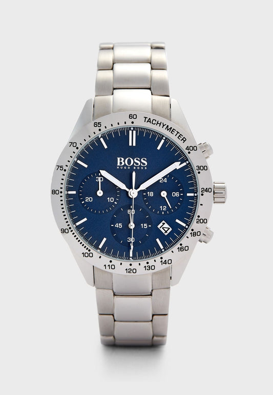 Hugo Boss Men's 1513582 Chronograph Quartz Stainless Steel Blue Dial 42mm Watch