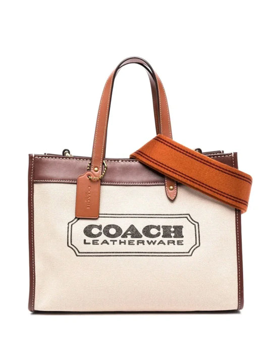 COACH FIELD TOTE 30 IN COLORBLOCK WITH COACH BADGE