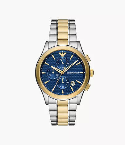 Emporio Armani Chronograph Two-Tone | 42MM | Stainless Steel Watch | AR11579