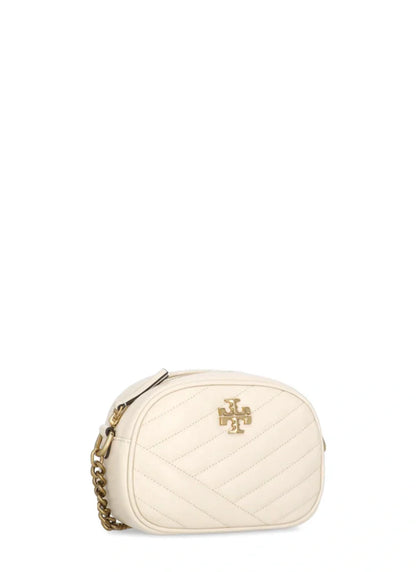 Kivra Chevron Camera Shoulder Bag In New Cream