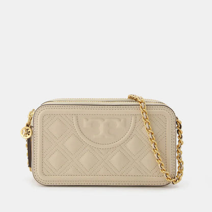 Tory Burch Fleming Double-Zip Shoulder Bag