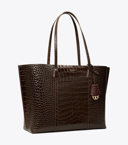 Tory Burch Perry Embossed Triple-Compartment Tote