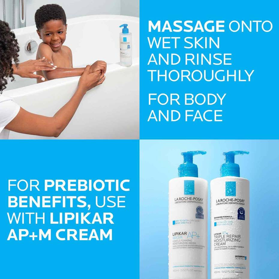 La Roche Posay Lipikar Wash AP+ Moisturising Face & Body Wash