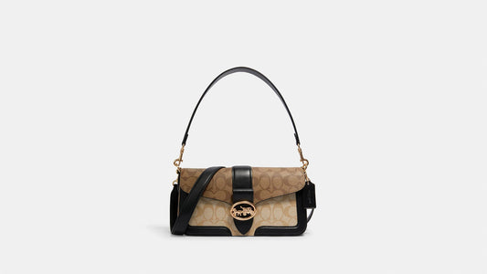 Coach Georgie Shoulder Bag In Blocked Signature Canvas