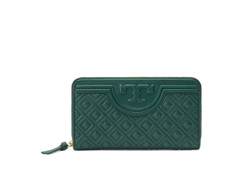 Tory Burch Long Wallet Fleming Zip Continental (Norwood)