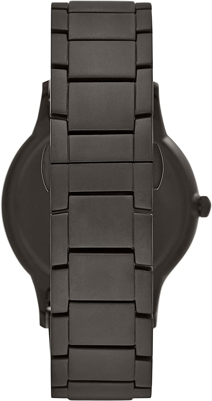 Emporio Armani - Emporio Armani Men's Three-Hand Black-Tone Stainless Steel Watch AR11259