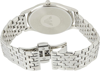 Emporio Armani Special Edition Three Hand Stainless Steel Watch and Bracelet Set AR80048