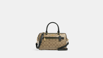 Coach Rowan Satchel In Signature Canvas