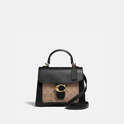 Coach Tabby Top Handle 20 In Signature Canvas