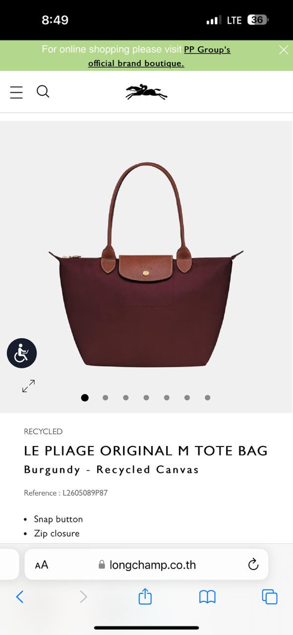 Long Champ Tote Bag Medium