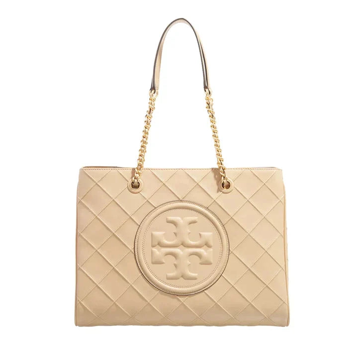 Tory Burch Fleming Soft Leather Shoulder Bag Desert Dune