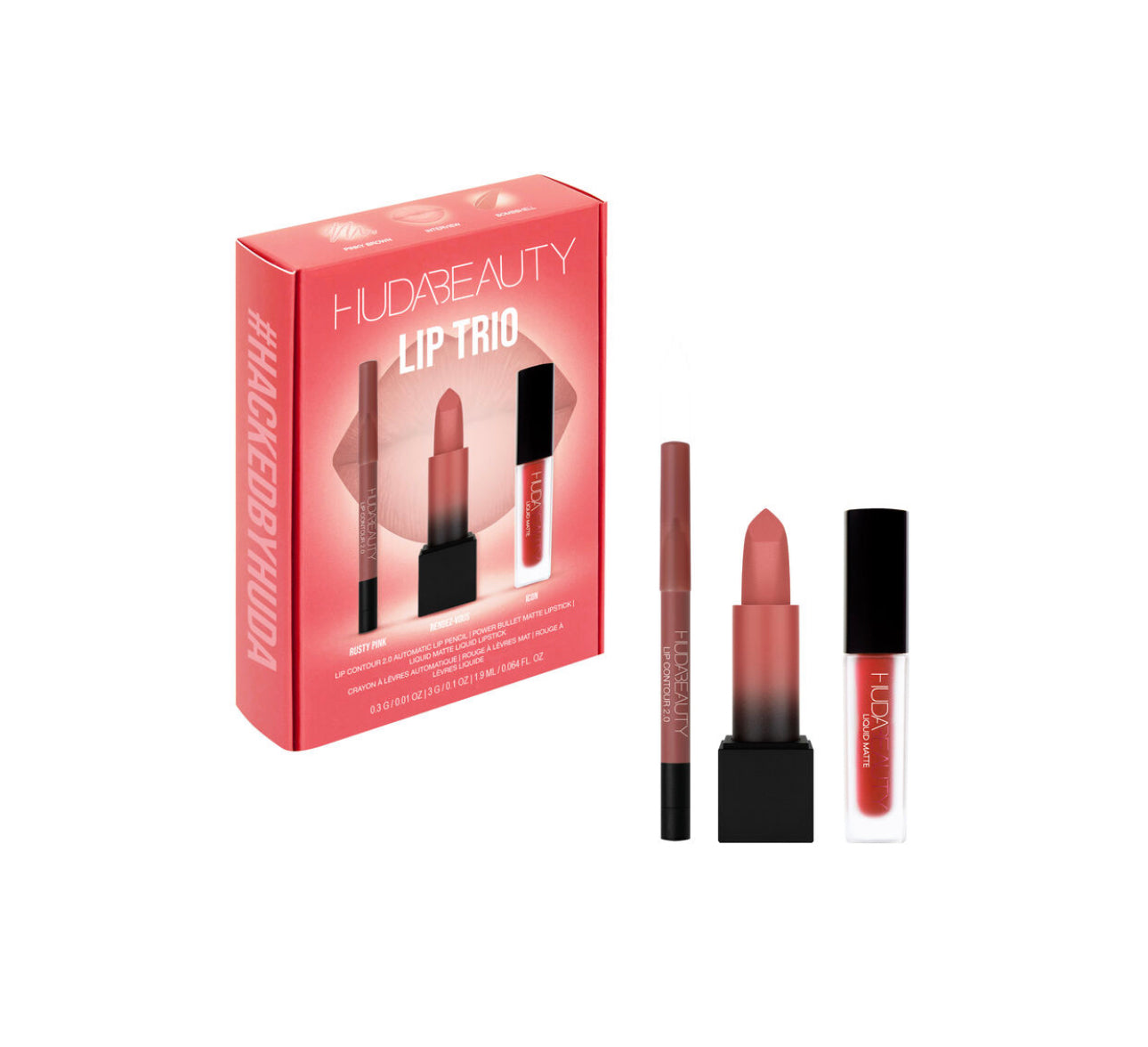 Huda Beauty Ultimate Lip Trio Set