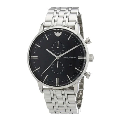 Emporio Armani - Emporio Armani Men's Chronograph Stainless Steel Watch AR0389