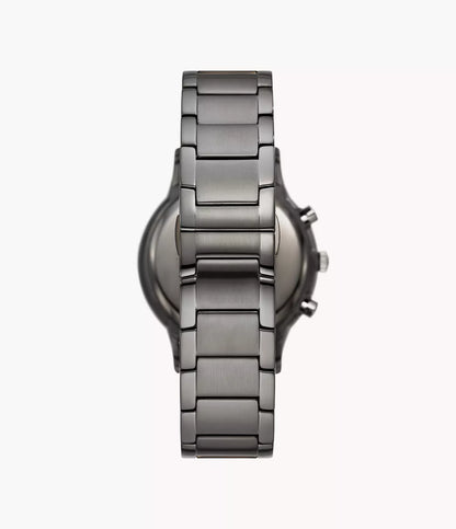 Emporio Armani Chronograph Gunmetal Stainless Steel Watch Ar11531