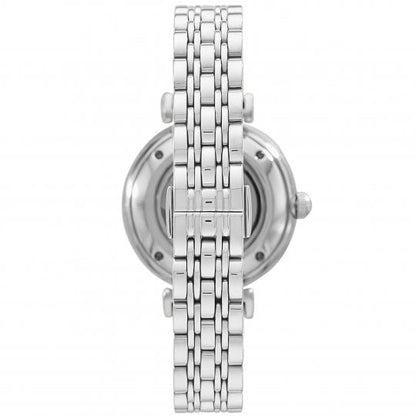 Emporio Armani - Automatic Crystal Silver Dial Ladies Watch AR60022