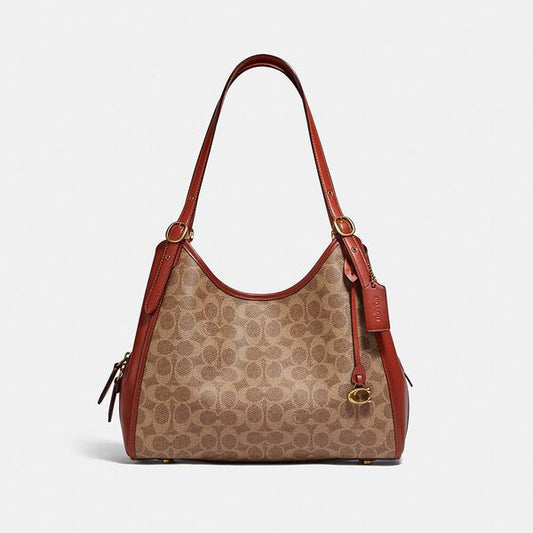 COACH LORI SHOULDER BAG IN SIGNATURE CANVAS