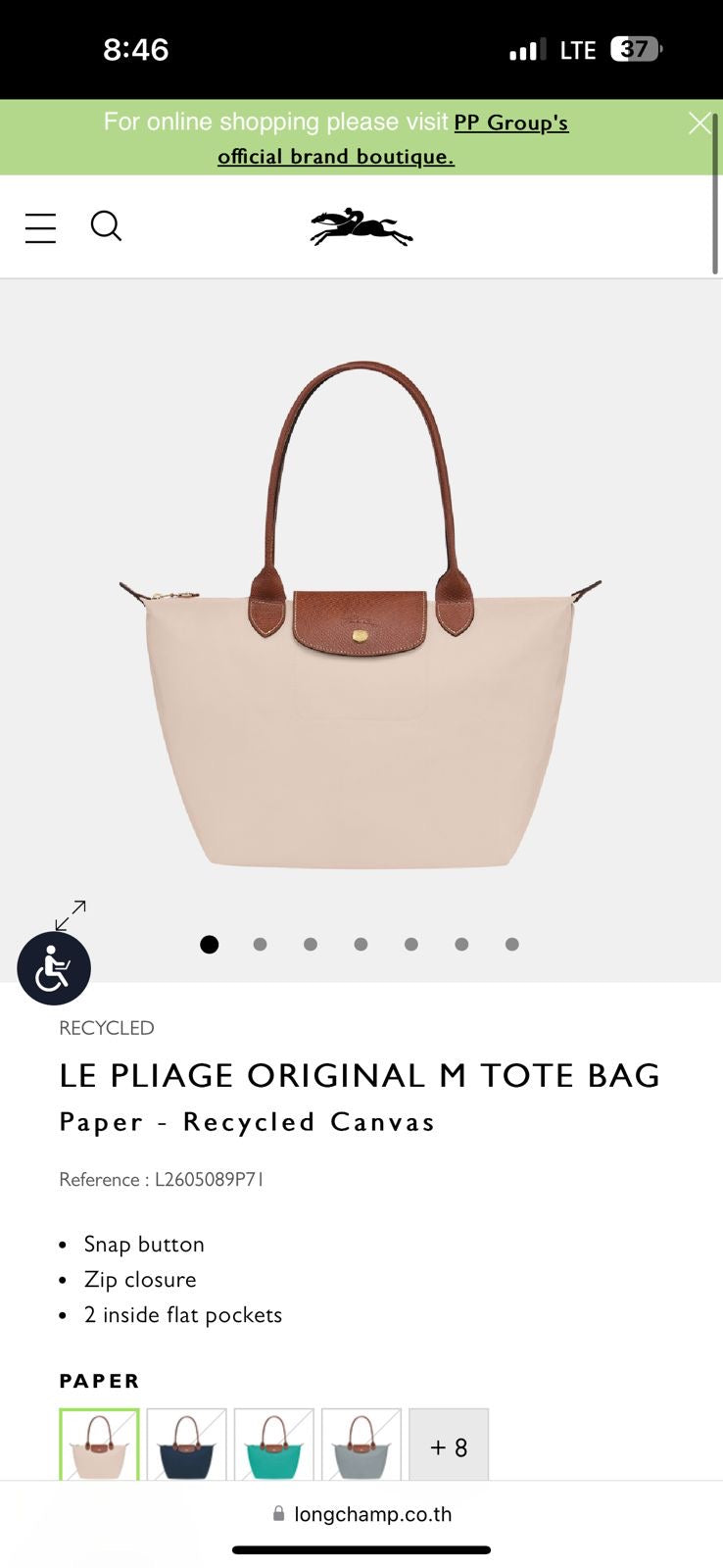 Long Champ Tote Bag Medium
