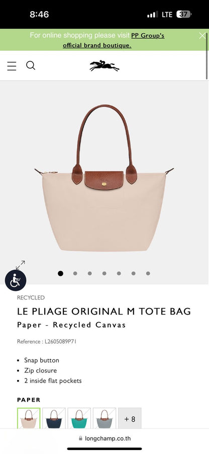 Long Champ Tote Bag Medium