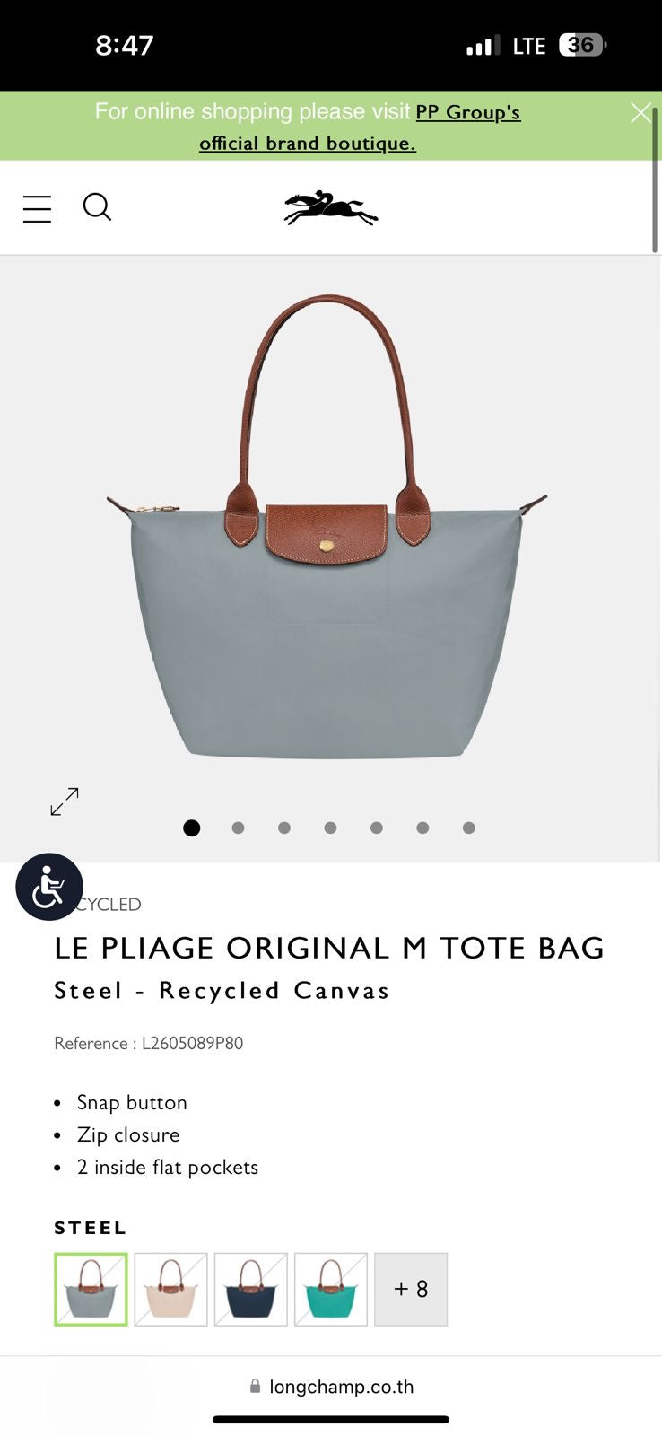 Long Champ Tote Bag Medium