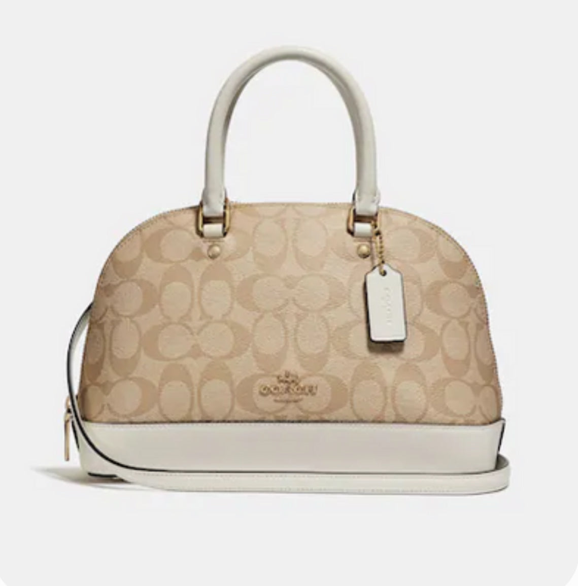 Coach Sierra Satchel In Signature Canvas