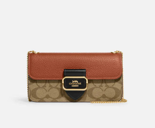 Coach Morgan Crossbody In Colorblock Signature Canvas