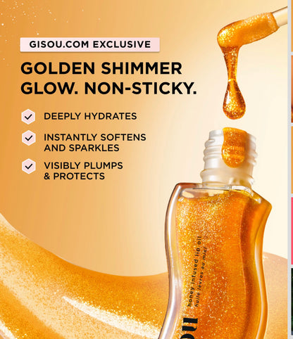 Gisou Lip Oil Golden Shimmer Glow