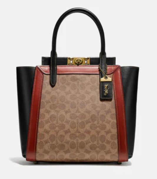 Coach Troupe Tote In Signature Canvas