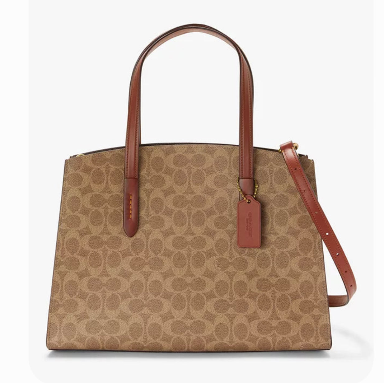 Coach Signature Charlie Carryall Tote Bag