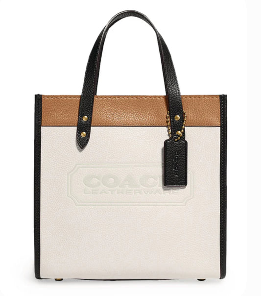 Coach Colour-Block Leather
Field Tote Bag