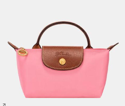 Long Champ Mini Pouch with Strap