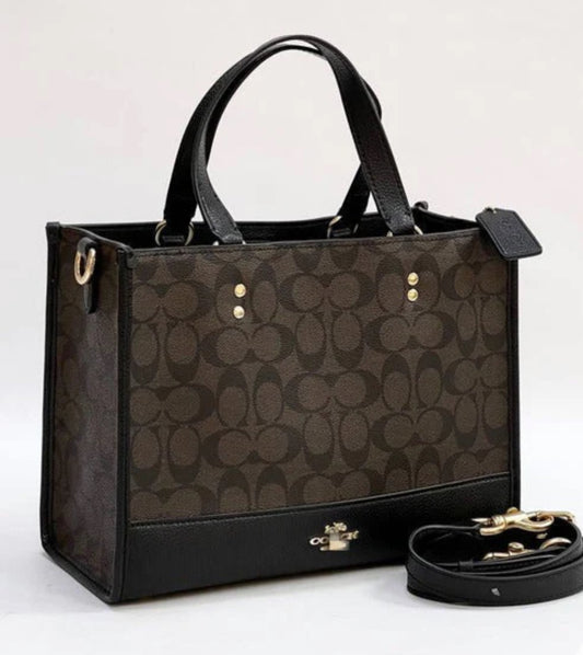 Coach Dempsey Carryall in Signature Canvas