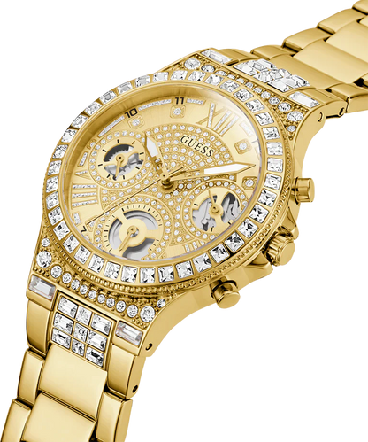 GUESS Ladies Gold Tone Multi-function Watch