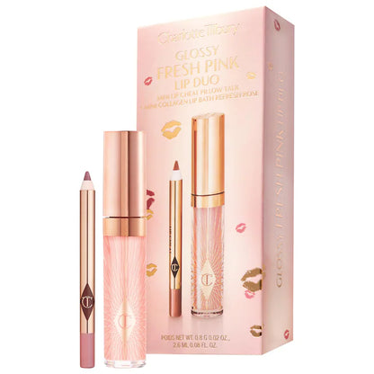 CT Mini Glossy Pink Lip Gloss and Lip Liner Set