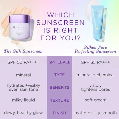 Tatcha Silk Sunscreen Mineral Broad Spectrum SPF 50