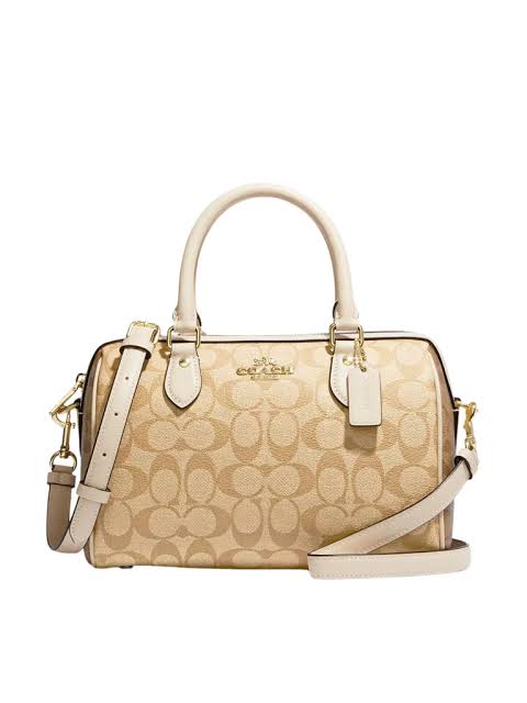 Coach Rowan Satchel In Signature Canvas | Lite Khaki