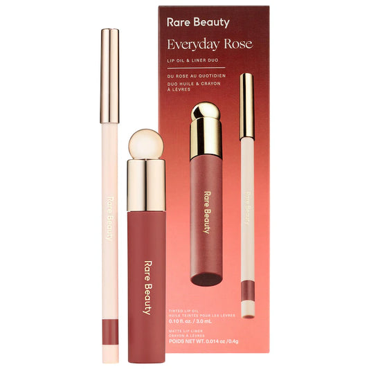 Rare Beauty Everyday Rose Lip Oil & Liner Duo