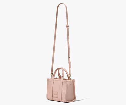 MARC JACOBS THE LEATHER MINI TOTE BAG (ROSE)