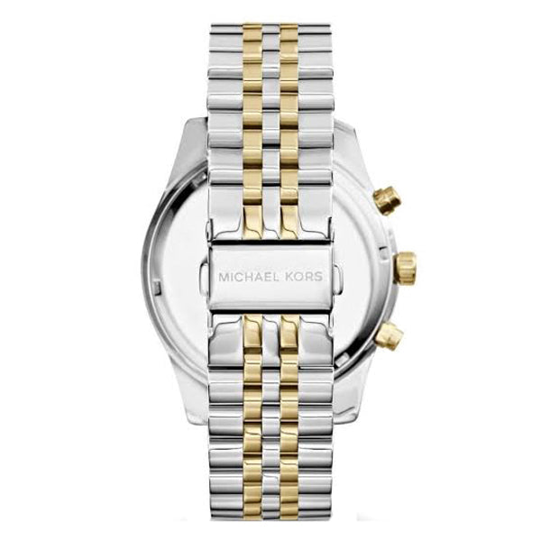 Michael Kors - Women’s Chronograph Quartz Two-tone Stainless Steel Silver Dial 38mm Watch MK5955