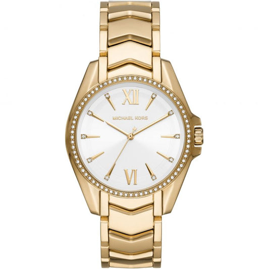 Michael Kors Women’s Quartz Stainless Steel White Dial 38mm Watch MK6693