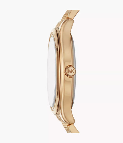 Michael Kors Women's Mindy Three-Hand Gold-Tone Steel Watch | MK7078 | MK7078 |