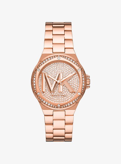 Michael Kors  Women’s Quartz Stainless Steel Rose Gold Dial 37mm Watch MK7230