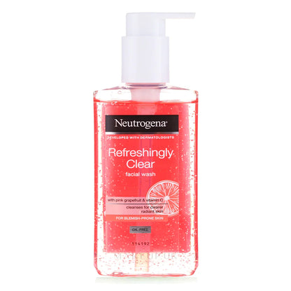 Neutrogena Refreshingly Clear Facial Wash with Pink Grapefruit 200ml
